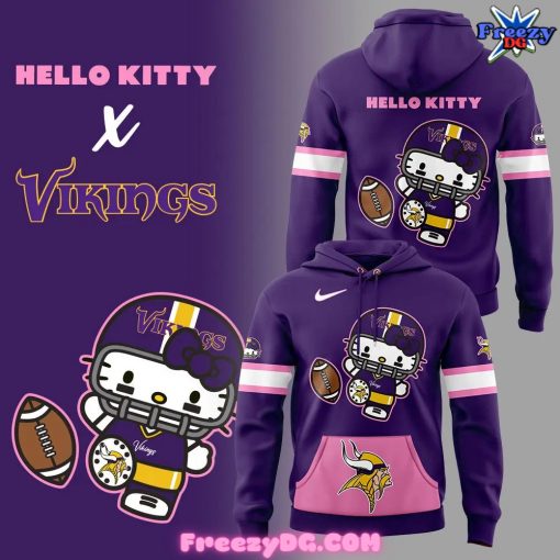 Minnesota Vikings Hello Kitty Hoodie