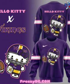 Minnesota Vikings Hello Kitty Sweatshirt