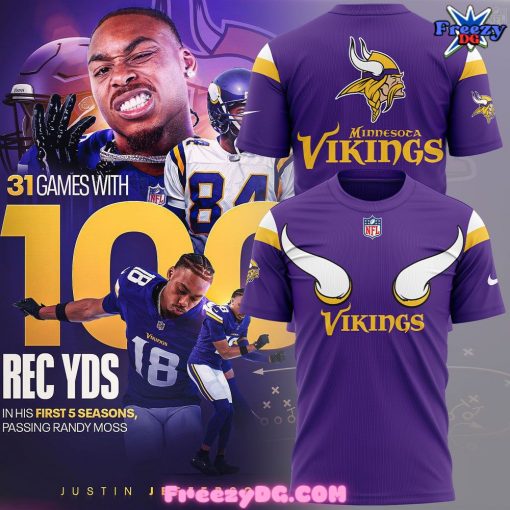 Minnesota Vikings Justin Jefferson 2024 T-Shirt