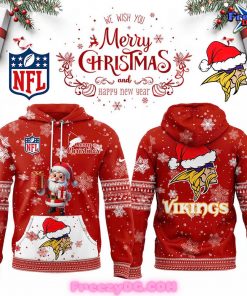 Minnesota Vikings Merry Christmas 2024 Hoodie