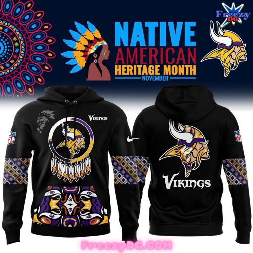 Minnesota Vikings Native American Heritage Month 2024 Hoodie