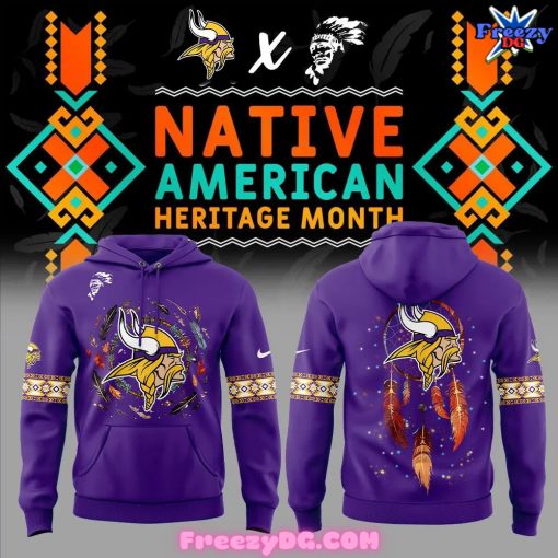 Minnesota Vikings Native American Heritage Month Hoodie