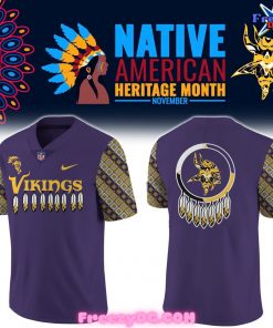 Minnesota Vikings Native American Heritage Month Special Football Jersey