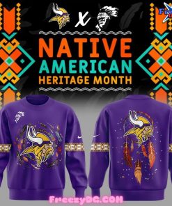 Minnesota Vikings Native American Heritage Month Sweatshirt