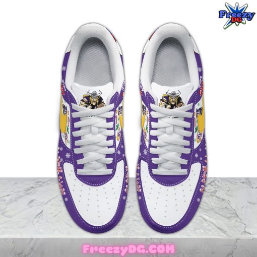 Minnesota Vikings Xmas Holiday Limited Edition Nike Air Force 1