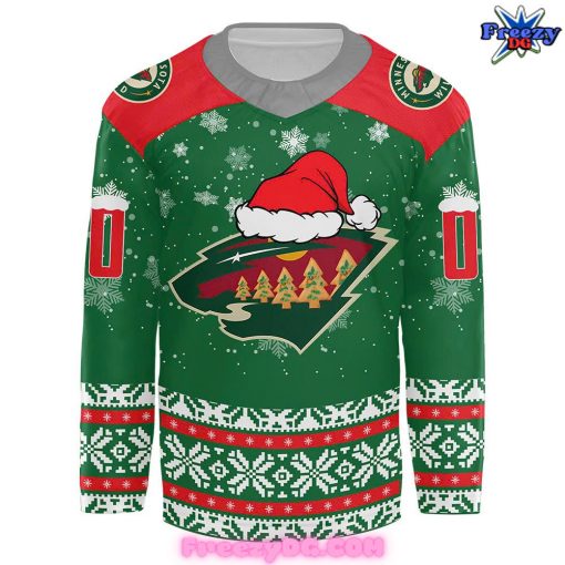 Minnesota Wild Christmas 2024 Custom Hockey Jersey