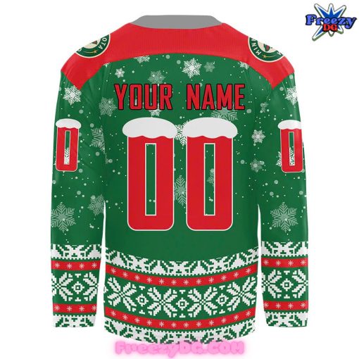 Minnesota Wild Christmas 2024 Custom Hockey Jersey