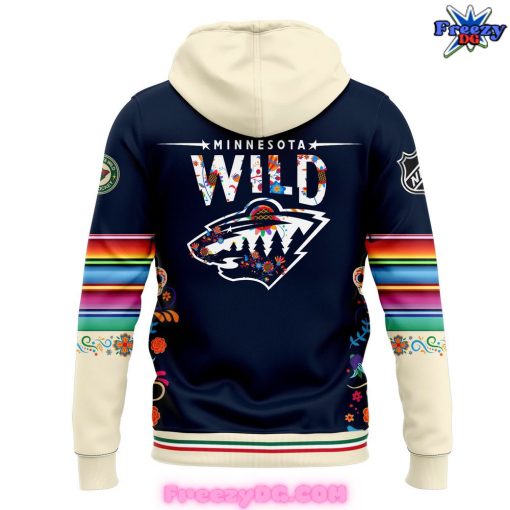 Minnesota Wild Dia De Los Muertos Hoodie