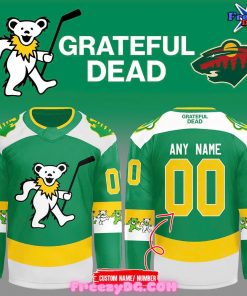 Minnesota Wild Grateful Dead Night Hockey Jersey