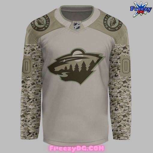 Minnesota Wild Military Appreciation 2024 Hockey Jersey