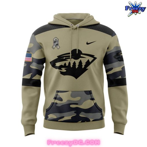 Minnesota Wild Military Appreciation Special NHL Hoodie