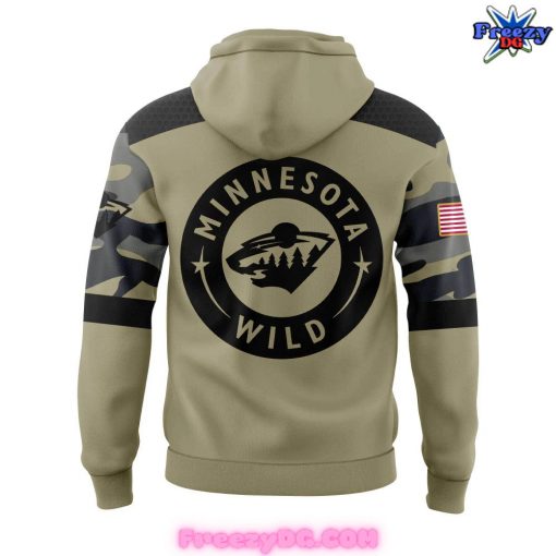 Minnesota Wild Military Appreciation Special NHL Hoodie