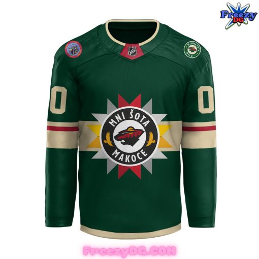 Minnesota Wild Native American Heritage Green Hockey Jersey