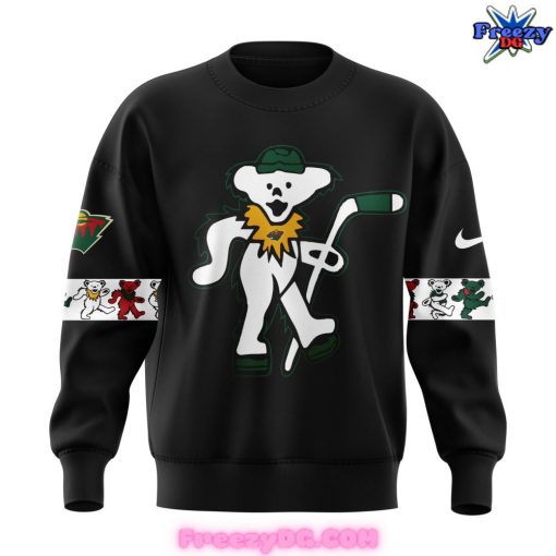 Minnesota Wild x Grateful Dead Night Special Edition Black Sweatshirt