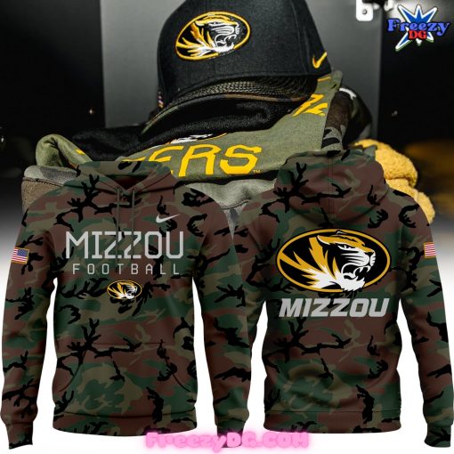 Missouri Tigers Football Military Appreciation 2024 Camo Hoodie