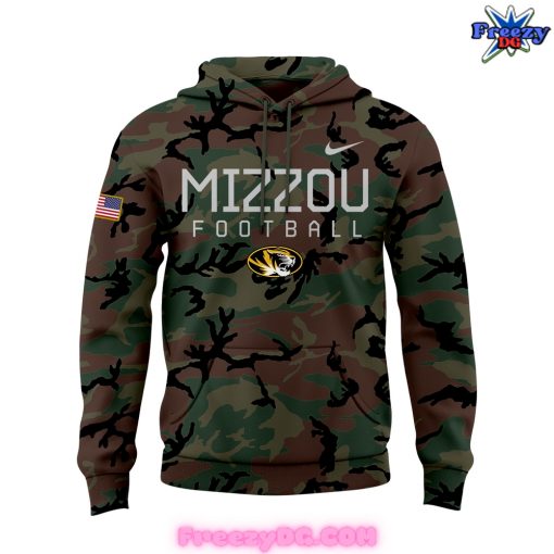 Missouri Tigers Football Military Appreciation 2024 Camo Hoodie