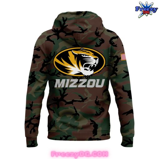 Missouri Tigers Football Military Appreciation 2024 Camo Hoodie