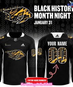 Nashville Predators Black History Month 2024 Hockey Jersey