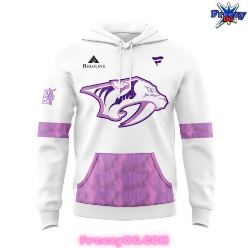 Nashville Predators Hockey Fights Cancer Special Hoodie