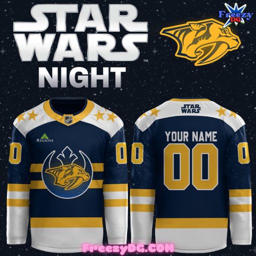 Nashville Predators x Star Wars Night 2024 Hockey Jersey