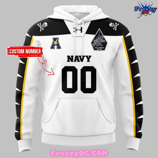 Navy Midshipmen Football Fear The Bones Custom Hoodie