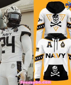 Navy Midshipmen Football Fear The Bones Custom Hoodie