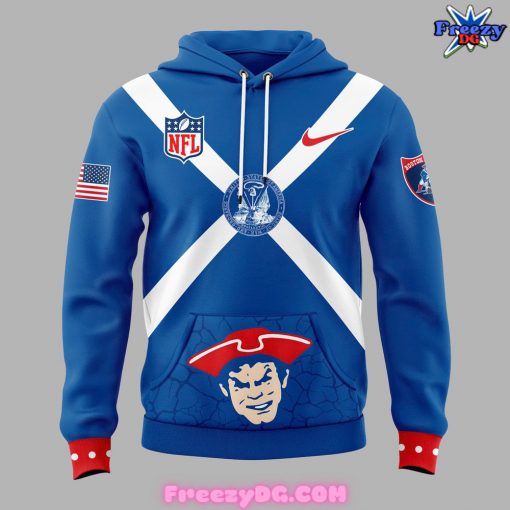 New England Patriots Club Fleece Blue Hoodie