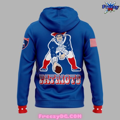 New England Patriots Club Fleece Blue Hoodie