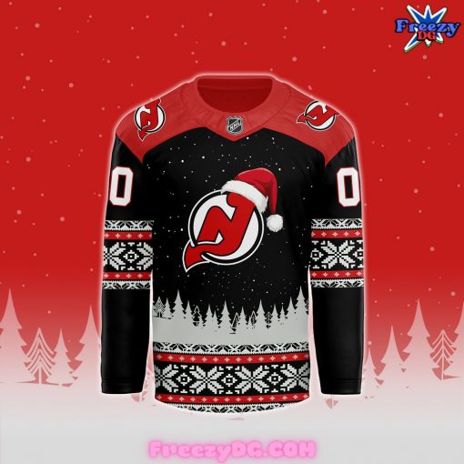 New Jersey Devils Christmas 2024 Custom Hockey Jersey