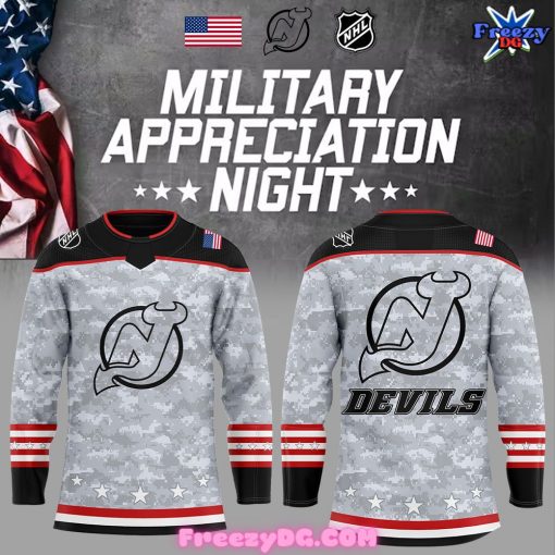 New Jersey Devils Military Appreciation Night Special Hockey Jersey