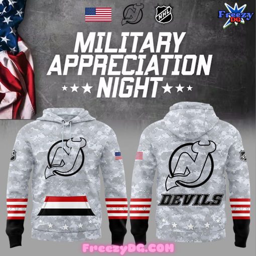 New Jersey Devils Military Appreciation Night Special Hoodie