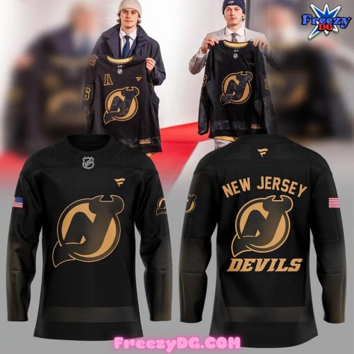 New Jersey Devils Military Appreciation Special Black Hockey Jersey