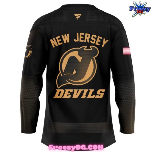 New Jersey Devils Military Appreciation Special Black Hockey Jersey