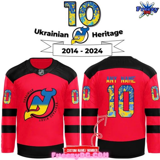 New Jersey Devils Ukrainian Heritage Hockey Jersey