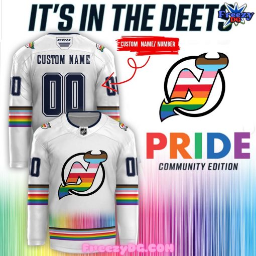 New Jersey Devils x Pride Community Special Hockey Jersey