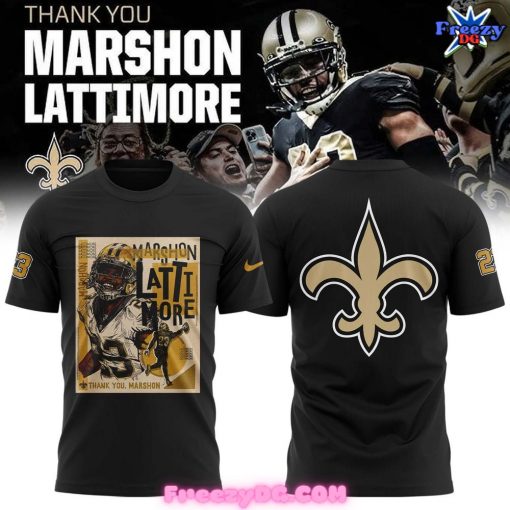 New Orleans Saints Thank You Marshon Lattimore Special T-Shirt