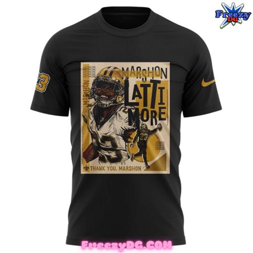 New Orleans Saints Thank You Marshon Lattimore Special T-Shirt