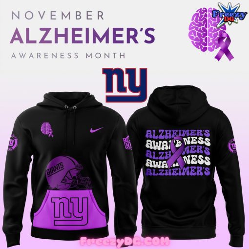 New York Giants Alzheimer’s Disease Awareness Month Special Hoodie