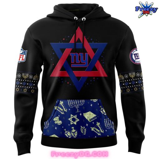 New York Giants Happy Hanukkah Holiday 2024 Hoodie