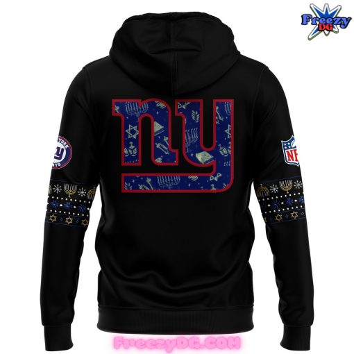 New York Giants Happy Hanukkah Holiday 2024 Hoodie