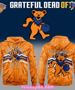 New York Knicks x Grateful Dead Night Special Orange Hoodie