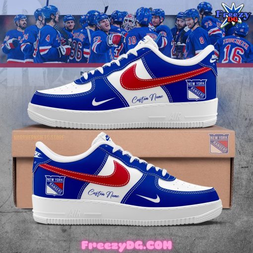 New York Rangers Custom Nike Air Force 1