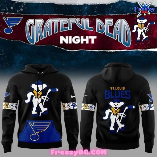 St. Louis Blues Grateful Dead Night 2024 Hoodie