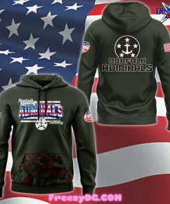 Norfolk Admirals Military Appreciation Special Hoodie