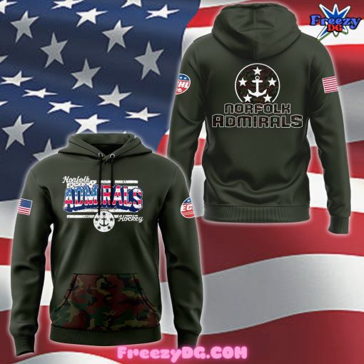 Norfolk Admirals Military Appreciation Special Hoodie