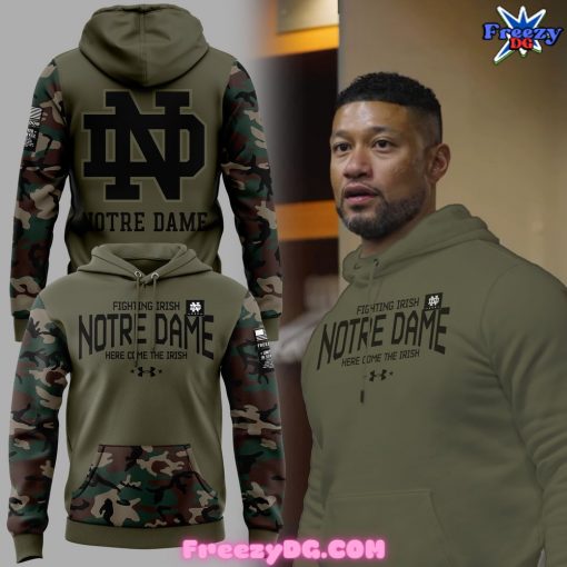 Notre Dame Fighting Irish Thyme Freedom Camo Hoodie