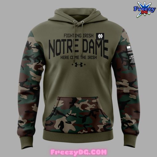 Notre Dame Fighting Irish Thyme Freedom Camo Hoodie