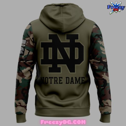 Notre Dame Fighting Irish Thyme Freedom Camo Hoodie