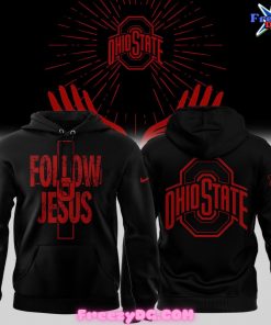 Ohio State Buckeyes Follow Jesus Black Hoodie