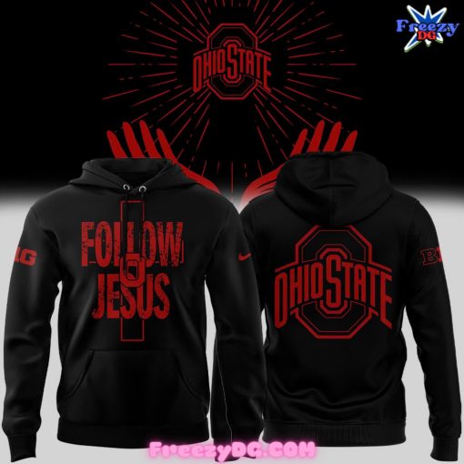 Ohio State Buckeyes Follow Jesus Black Hoodie